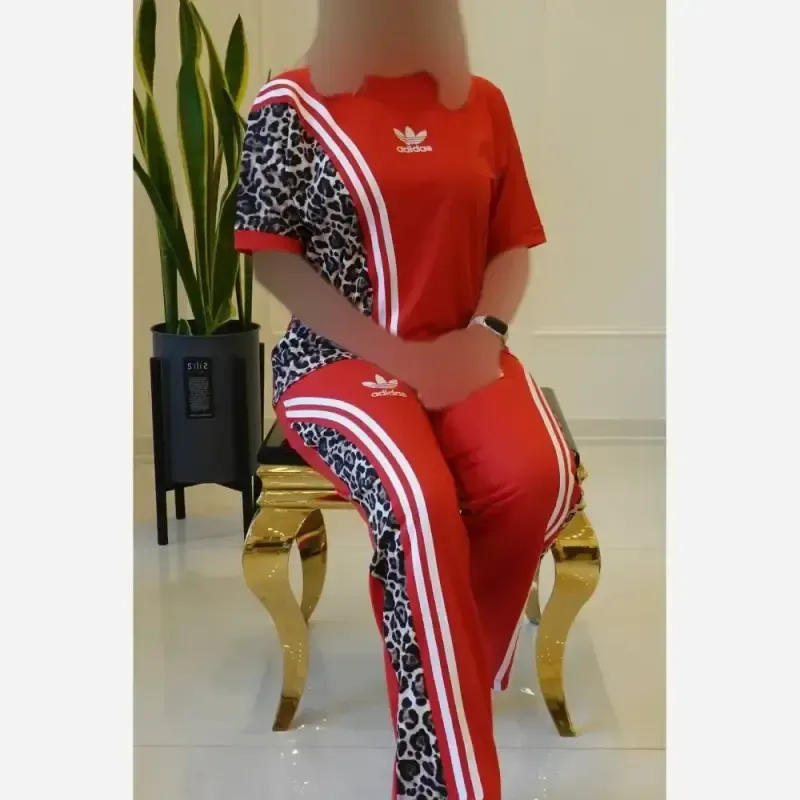 تیشرت و شلوار مدل ترانه جنس پنبه فری سایز