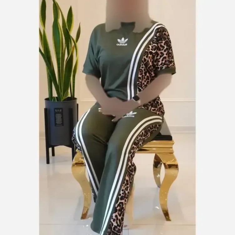 تیشرت و شلوار مدل ترانه جنس پنبه فری سایز