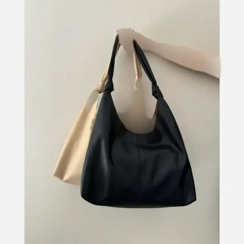 کیف زنانه بند گره وارداتی جنس شرانگ خارجی با کیف آرایش سایز 33-38
